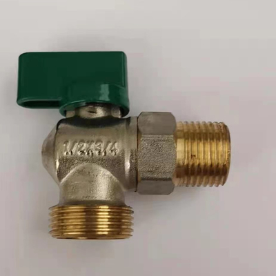 Brass Butterfly Handle Gas Double Fork Ball Valve Valves Type