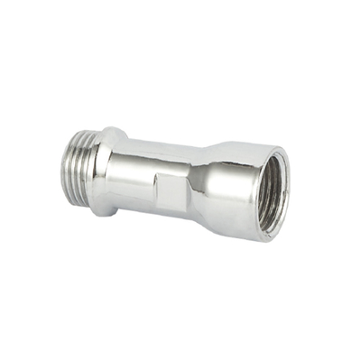 1/2*1/2Inch brass extension fitting chrome plated fitting hardware brass valve