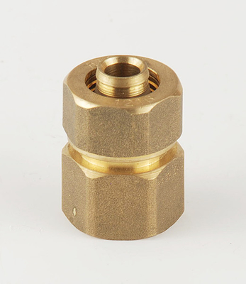 oem customized precision threaded brass elbow fitting