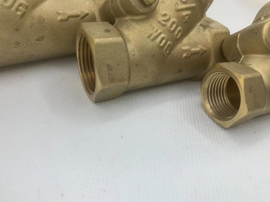 Nickel-plated brass high pressure durable tube mexico type Y strainer drain globe valve for water