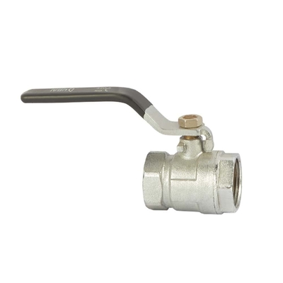 High quality flanged water steel handle zinc brass ball valve