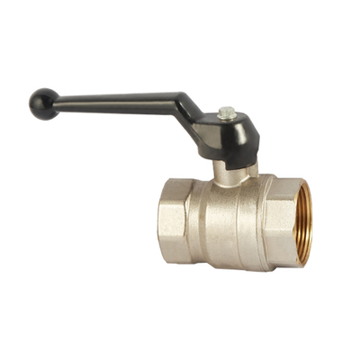 OEM  1/2   zinc brass ball valve with steel handle