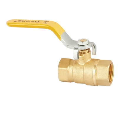 1/2&quot; Inch - 4&quot; Inch Full Port Brass Ball Valve for Water Oil and Gas with Yellow  Plastic Handle