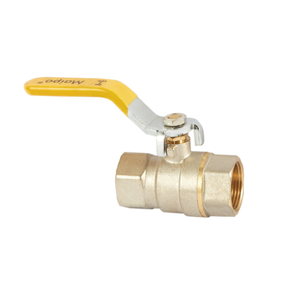 1/2&quot; Inch - 4&quot; Inch Full Port Brass Ball Valve for Water Oil and Gas with Yellow  Plastic Handle