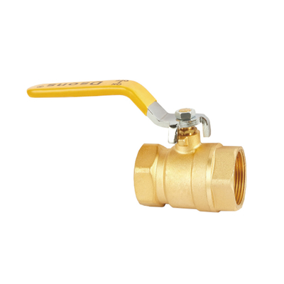 1/2&quot; Inch - 4&quot; Inch Full Port Brass Ball Valve for Water Oil and Gas with Yellow  Plastic Handle