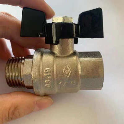 1/2FM brass ball butterfly valve price list