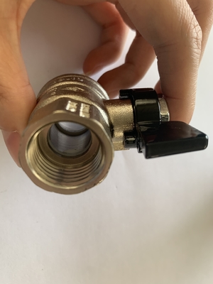 1/2FM brass ball butterfly valve price list