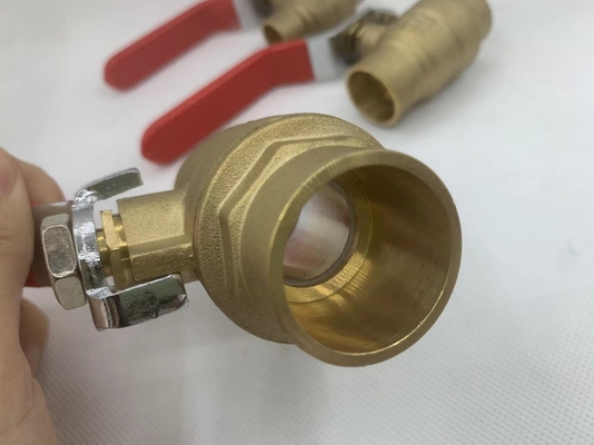 yuhuan factory brass casting motorized ball valve with manual control