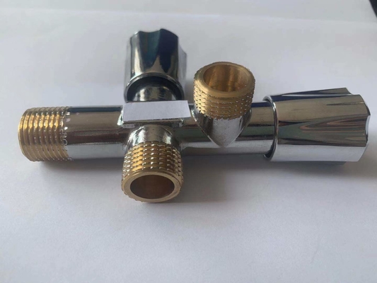 new arrival double handle copper lead the industry 3 way angle valve