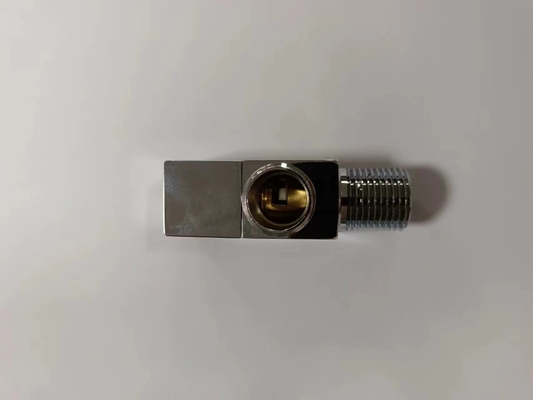 High end bathroom square copper large flow heater cold and hot water toilet angle valve