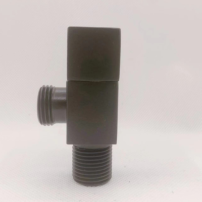 1/2*1/2 Square dumb black full copper angle valve