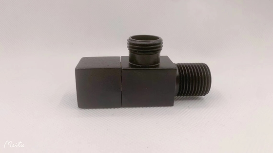 1/2*1/2 Square dumb black full copper angle valve