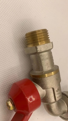 Factory supply 1/2 nickel plated with steel handle garden brass bibcock water tap faucet