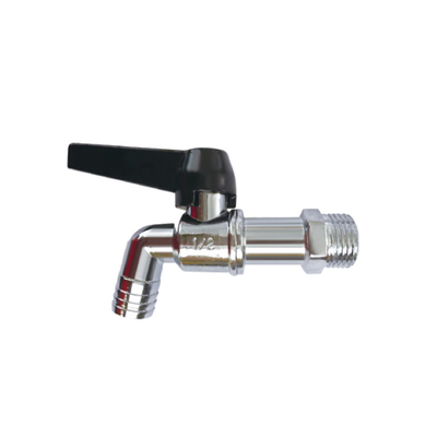 HTL OEM BRASS BALL BIBCOCK TAP WITH PLATING NICKEL faucet
