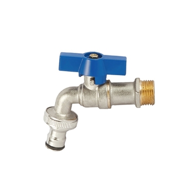 china factory hose forged 1/2 '' brass garden mixer tap with plastic handle