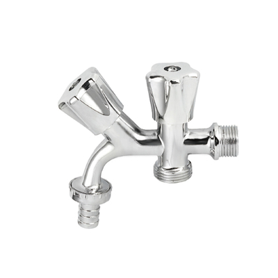 New design Brass bibcock water taps with 2 outlet