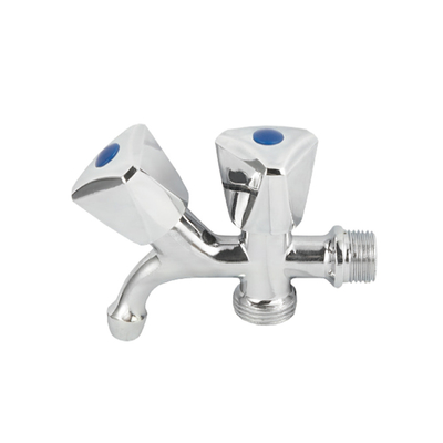 New design Brass bibcock water taps with 2 outlet