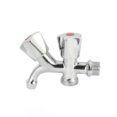 New design Brass bibcock water taps with 2 outlet