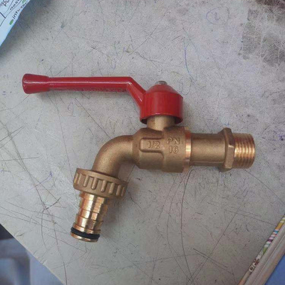 single package bibcock threaded valve
