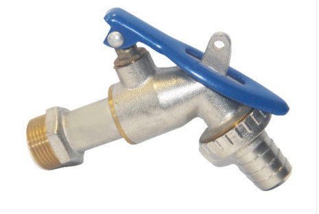Washing machine bibcock with lock quick water nozzle 1/2 single cooling full copper faucet