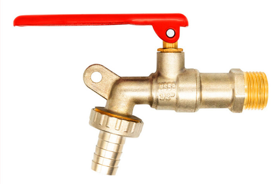 Washing machine bibcock with lock quick water nozzle 1/2 single cooling full copper faucet