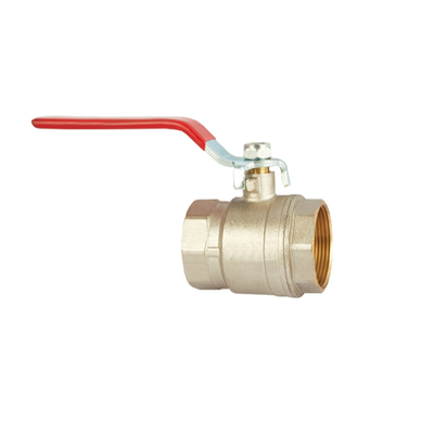 Threaded 2 Inch Zinc Copper Gas Brass Ball Valve Medium Temperature Antirust