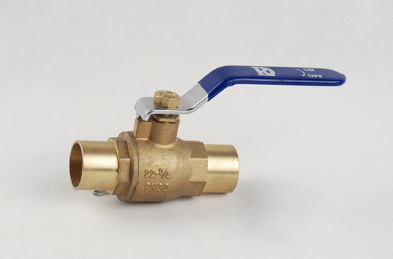 Iron Handle 1 Inch Brass Ball Valve Threaded ASTM ANSI Standard