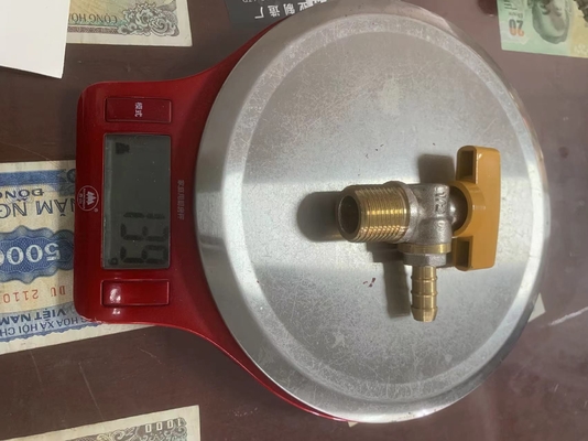 Customization Chrome Plating Angle Gas Valve Corrosion Resistance
