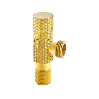 OEM ODM Balcony BSP NPT Threaded Brass Angle Valve Wear Resisting