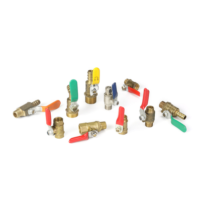 Size Customizable 42mm Manual Brass Gas Valve With Aluminum Handle