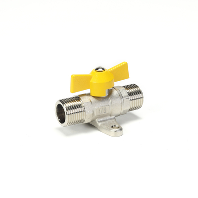 Manual 1/2inch Brass Gas Valve Fittings For Normal Temperature