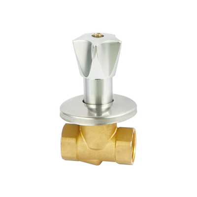 Normal Temperature Forged Brass stop water valve With Zinc Handle