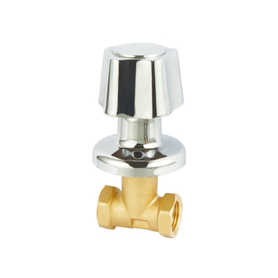 Standard 1/2-6inch Brass Concealed Water Shut Off Valve With Handle antirust
