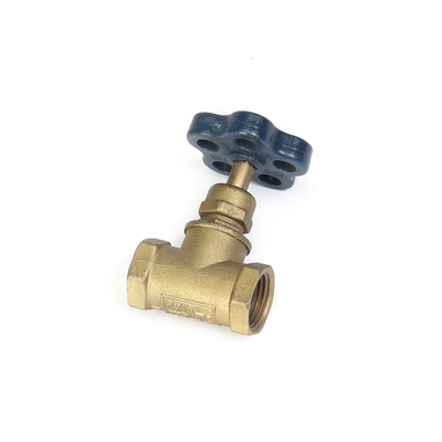 Cross Butt Welding Oblique DN20 Brass Stop Valve Abrasion Proof