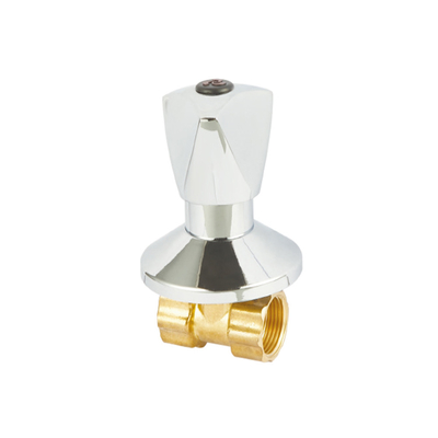 GOST DIN Standard Manual Brass Concealed Valve Bathroom Stop Valve