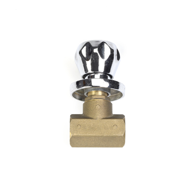 Water Heater Service Oem Brass Stop Valve Nickel Plating Corrosion Proof