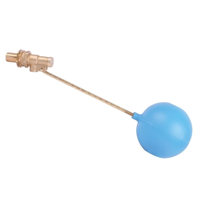 Evaporative Cooler Brass Float Valve With Ball Bulkhead Mounting Non Rusting
