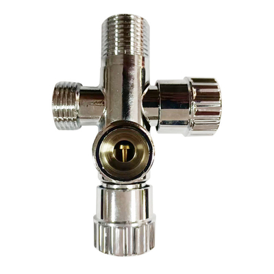 Hot selling bathroom Fittings Cold Water 1/2inch Brass Angle Valve Chrome Plated