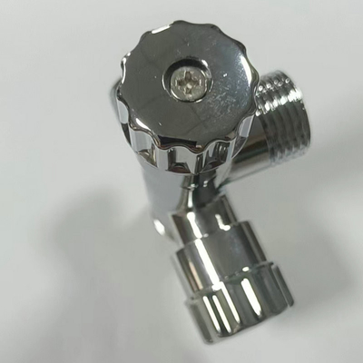 Hot selling bathroom Fittings Cold Water 1/2inch Brass Angle Valve Chrome Plated