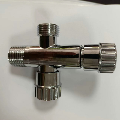 Hot selling bathroom Fittings Cold Water 1/2inch Brass Angle Valve Chrome Plated