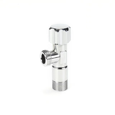 Durable Customized BSP Threaded  Brass Angle Valve For Wash Basin