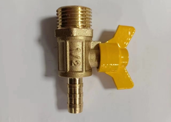 Forged 1 2 Brass Ball Valve Normal Temperature For Oil Gas Water