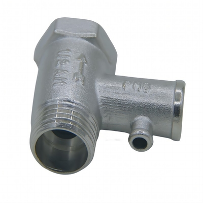 1/2 Brass Check Valve Nickel Plated Water Heater Safety
