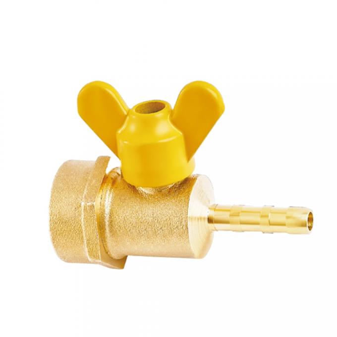 35mm Lever Brass Gas Valve Abrasion Resistance Samples Availiable