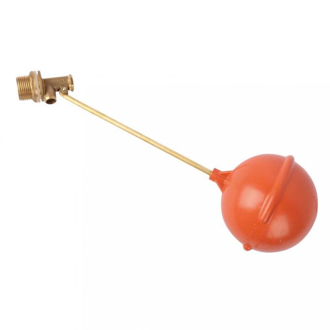 MNPT Connection 1/2" Brass Float Ball Valve With Low Pressure Plastic Cock