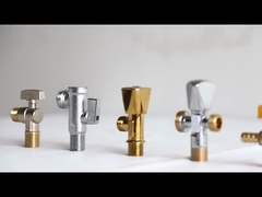 90 Degree Manual Rotation Brass Angle Stop Valve OEM ODM OBM